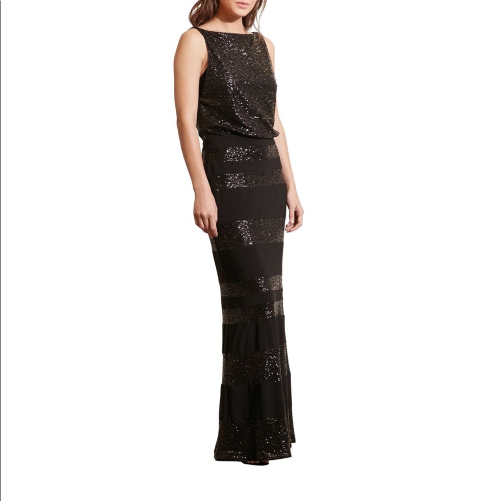 Lauren Ralph Lauren Sequin Mesh Blouson Go…